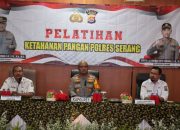 Personil Bhabinkamtibmas Polres Serang Ikuti Pelatihan Ketahanan Pangan