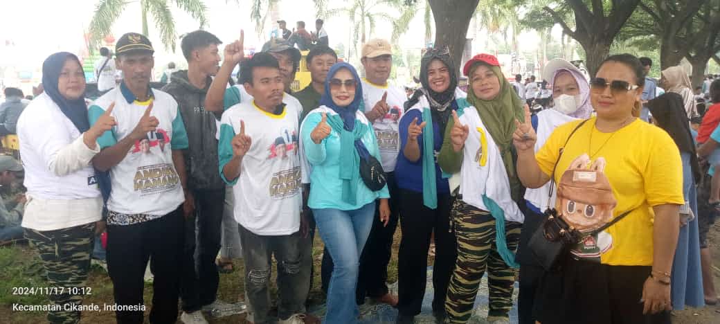 Relawan BAABET SOlid Menangkan Airin - Ade dan Andika-Nanang di Pilkada 2024