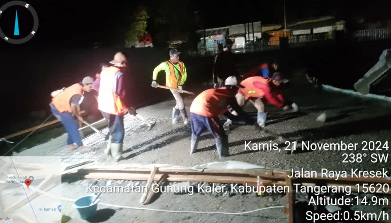 Pekerjaan Proyek RTH Kec.Gunung Kaler Tangerang Diduga Bermasalah