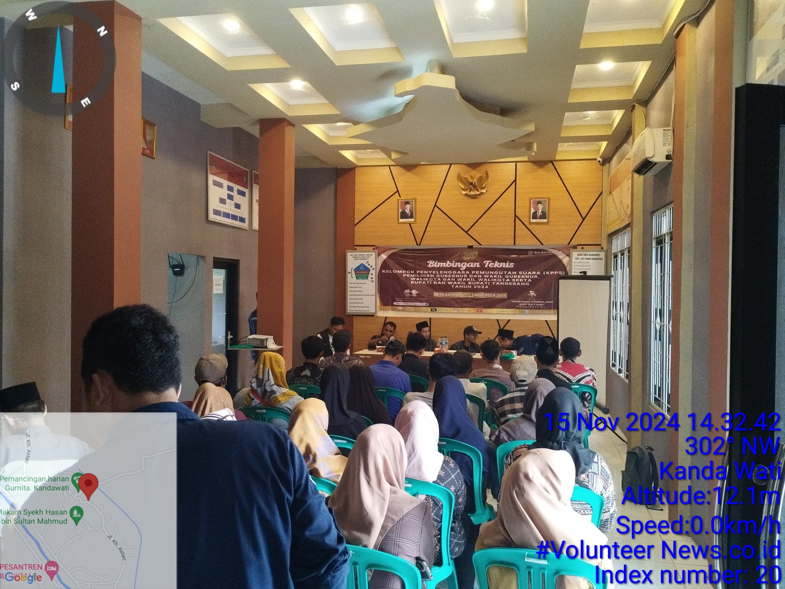 33 Anggota KPPS Desa Kandawati Kec.Gunung Kaler Tangerang Diberikan Bimtek