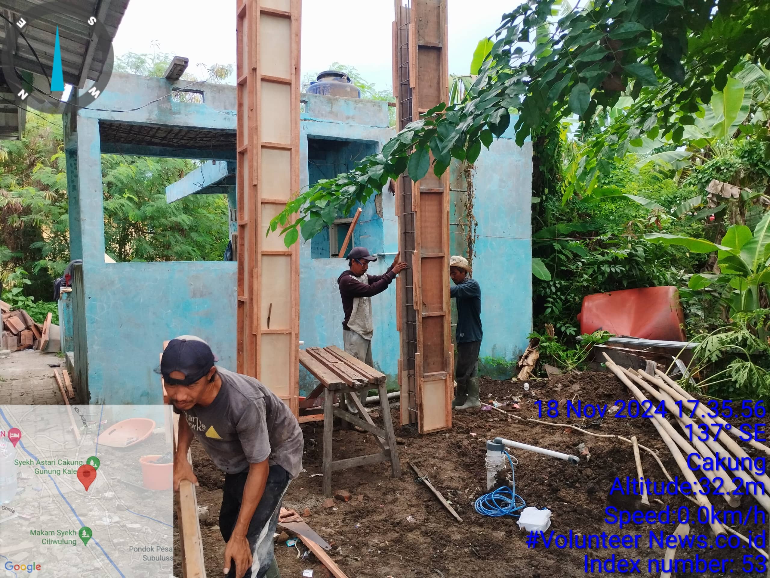 Ada Apa Dibalik Pengalihan Proyek Pembangunan SAB di Desa Kandawati Gunung Kaler Tangerang