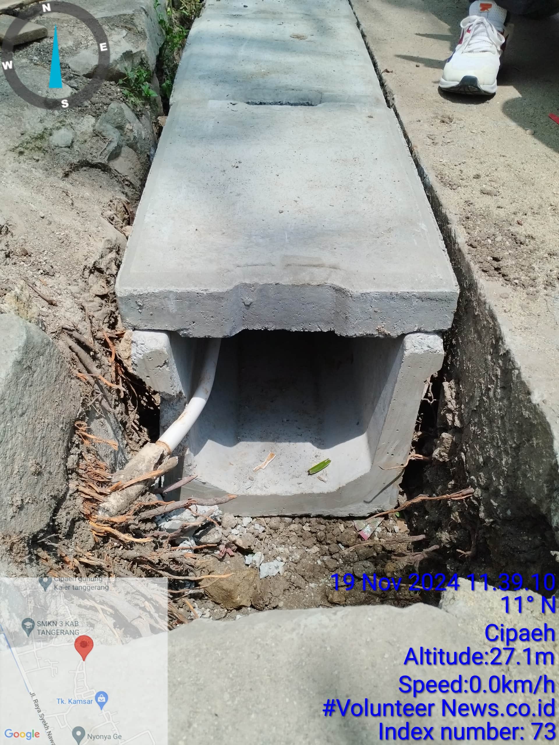 Pekerjaan CV.Putra Mandiri Sejati di Desa Cipaeh Diduga Perlu Perbaikan Ulang