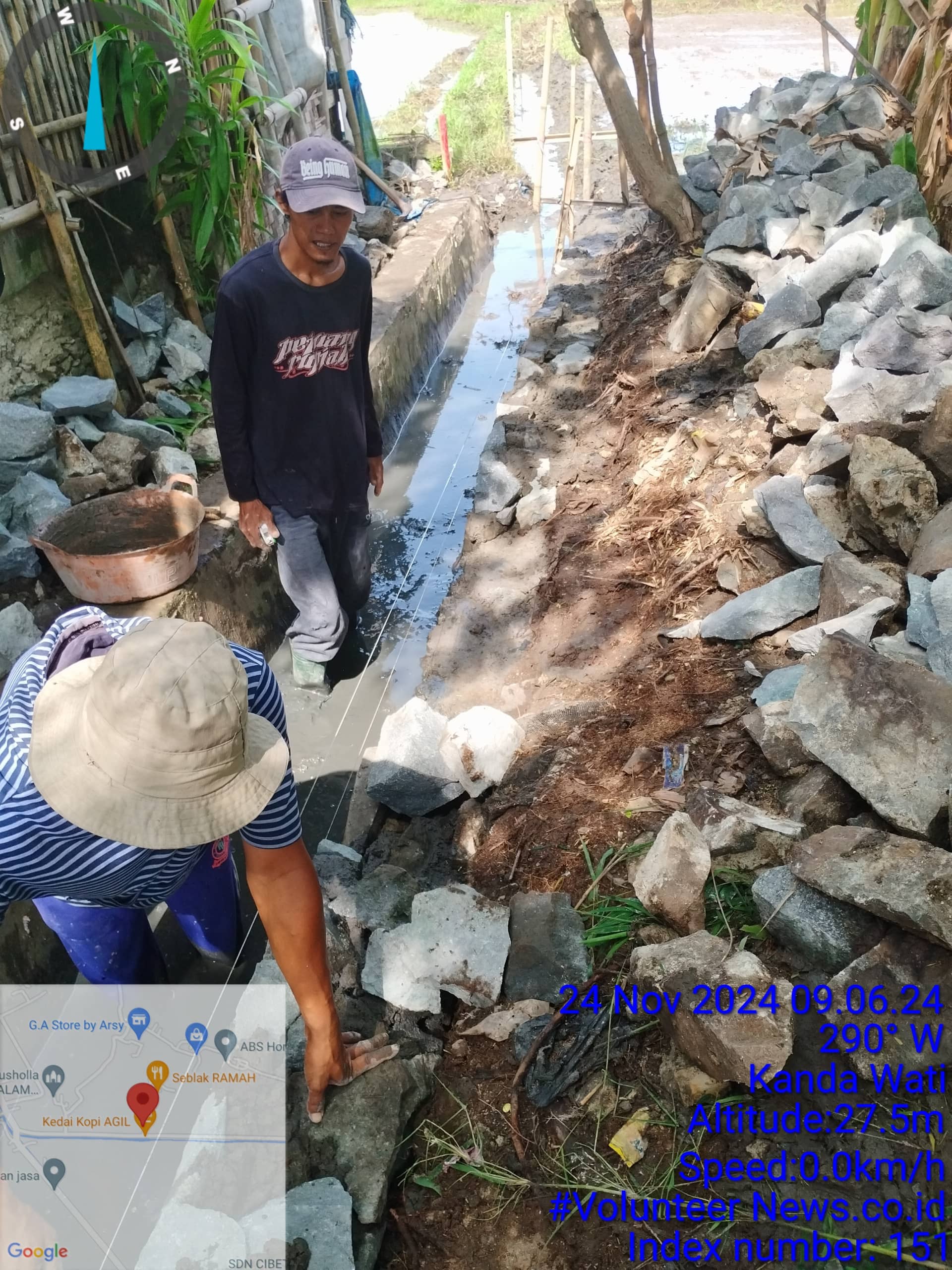 Perlu Pengawasan Ketat, Proyek Kegiatan P3-TGAI Desa Kandawati Mulai Dikerjakan