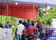 Warga Antusias Untuk Menyalurkan Hak Suara di TPS 03 Desa Sukamampir Kab.Serang