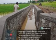 Proyek DBMSDA Kab.Tangerang di Desa Jengkol Sudah Rampung dan Disambut Baik para Petani