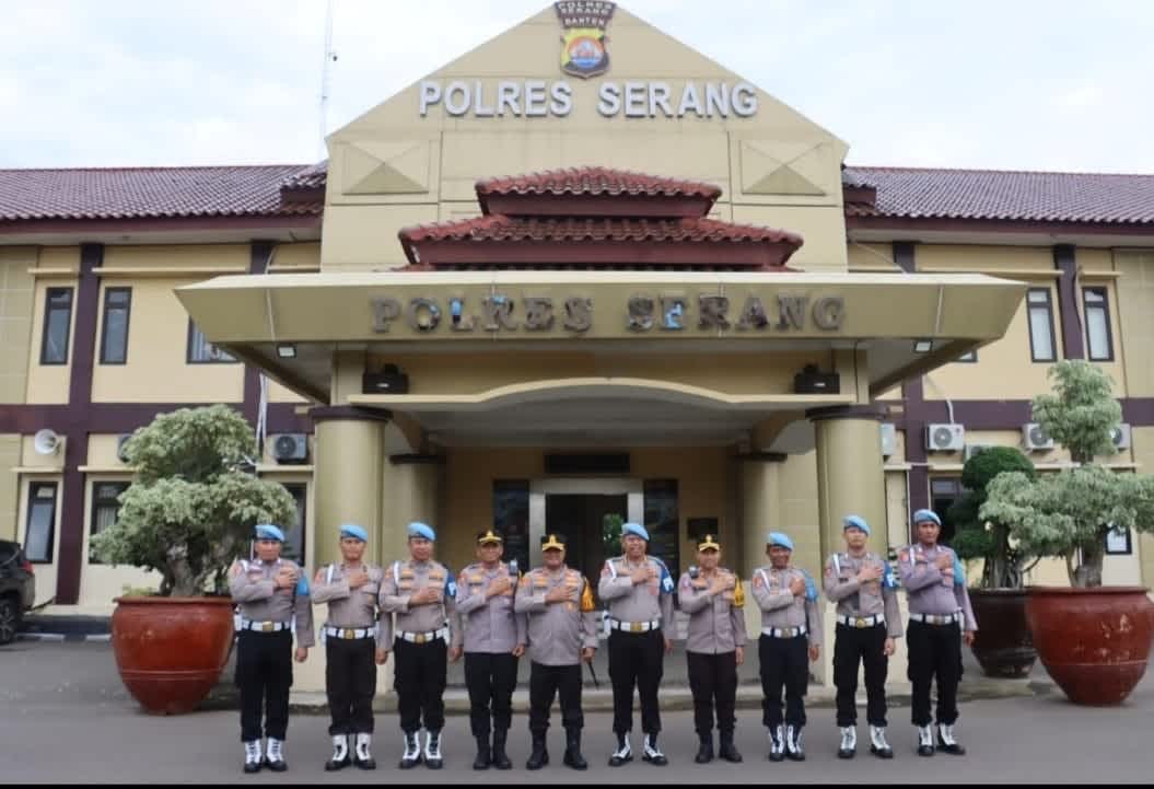 Tim Divisi Propam Mabes Polri Tinjau Pospam dan Posyan Operasi Lilin maung 2024 Polres Serang