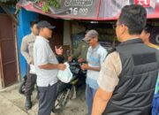 Giat Ramadhan Satuan Intelkam bersama SDM Polres Serang Bagikan Paket Sembako 