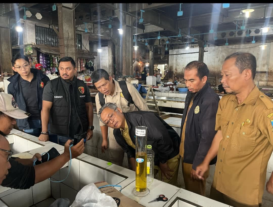 Tim Satgas Pangan Polres Serang akan Tindak Agen MinyaKita Tidak Sesuai Takaran