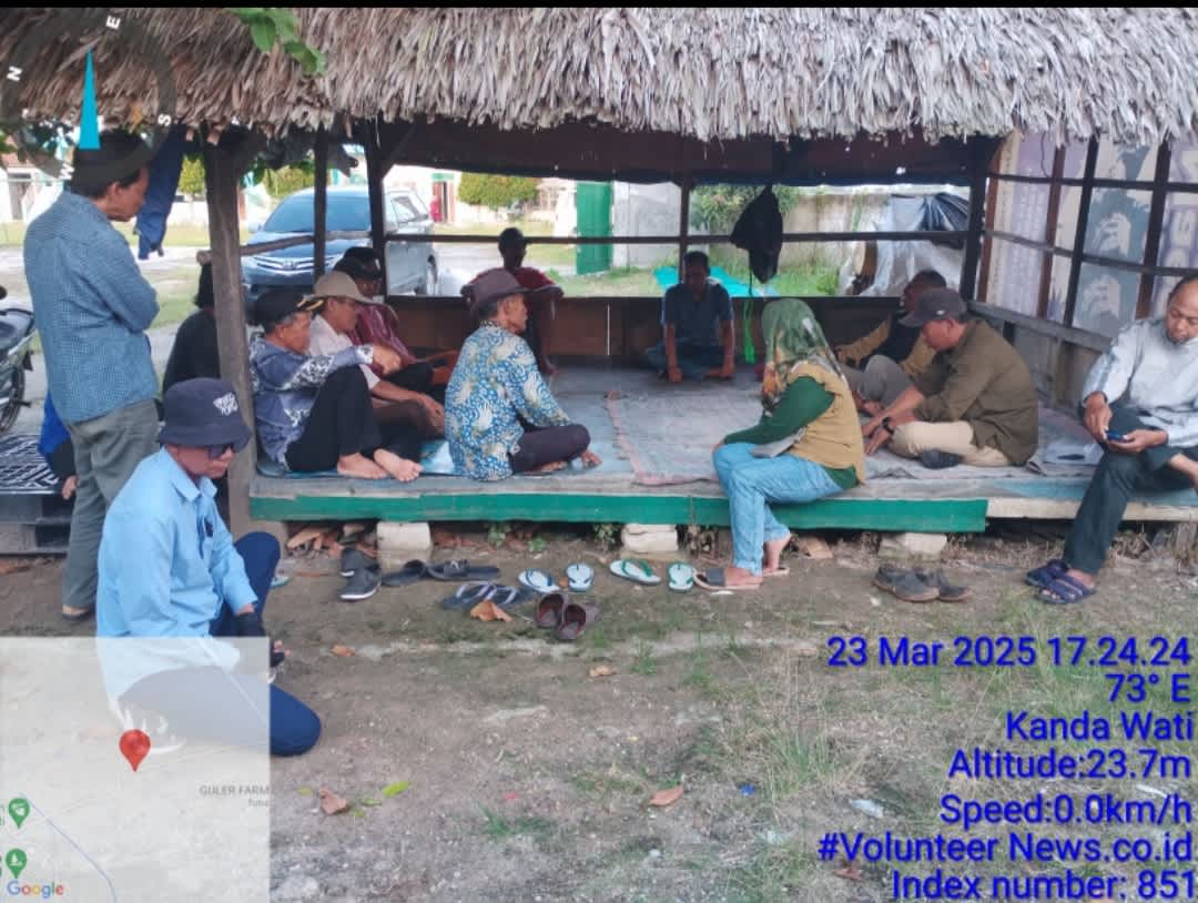 Petani Protes Pengusaha Galian C Desa Kandawati Kec.Gunung Kaler Janji akan Bayar Sewa Lahan