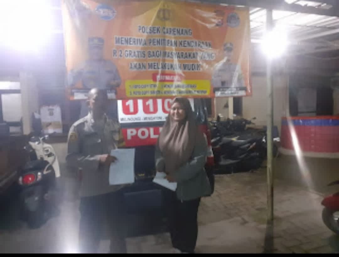 Warga Sambut Baik Program Penitipan Kendaraan di Mapolsek Carenang