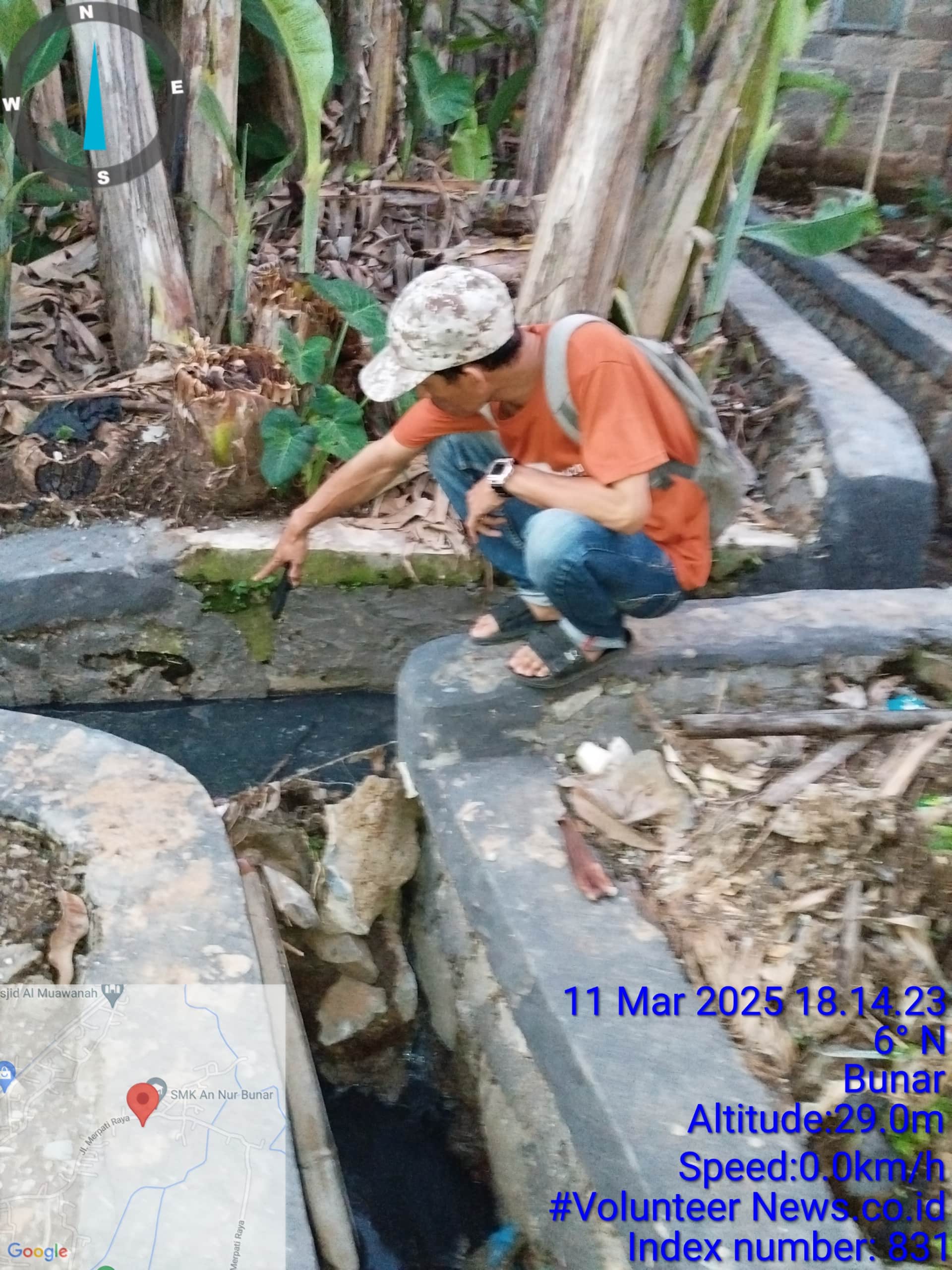 DPD LSM PENJARA PN : Proyek Spal di Kp.Sindang Asih Desa Bunar Kec.Sukamulya Diduga Gagal Fungsi