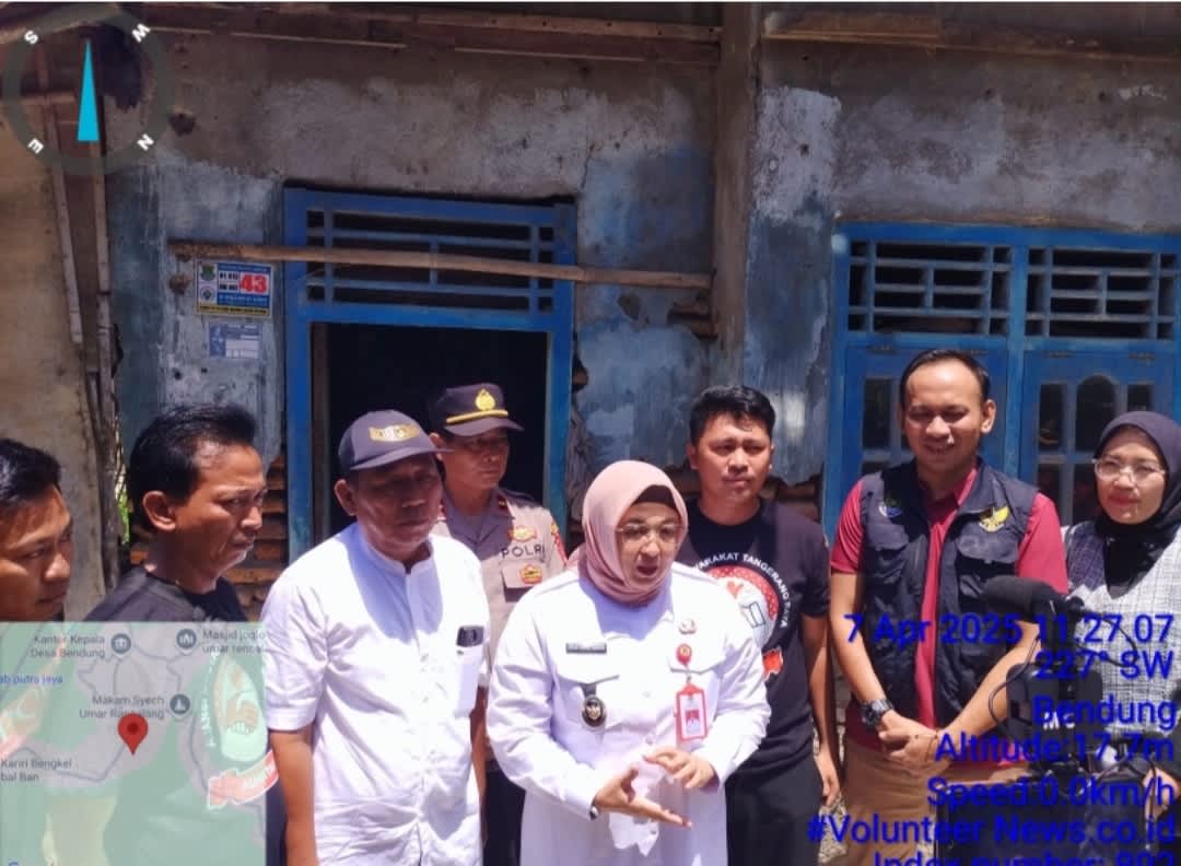 Wakil Bupati Tangerang Intan Nurul Hikmah,S.E Tinjau Rumah Tidak Layak Huni di Desa Kedung, Pastikan Kesehatan dan Kesejahteraan Masyarakat
