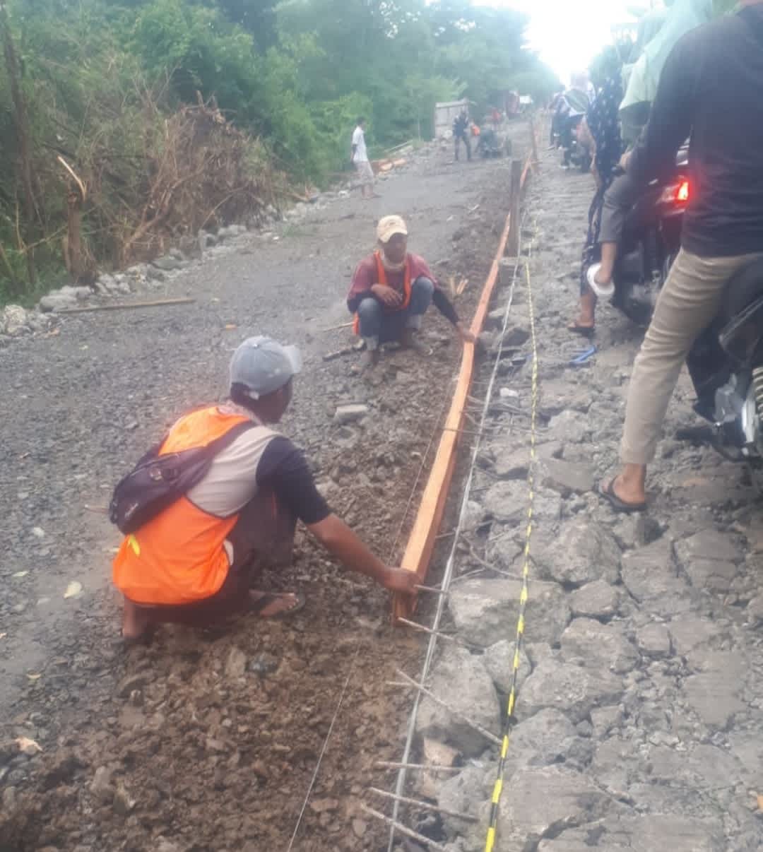 Proyek Rekontruksi Jalan  Kabupaten Tanggerang Di Duga Minim Pengawasan