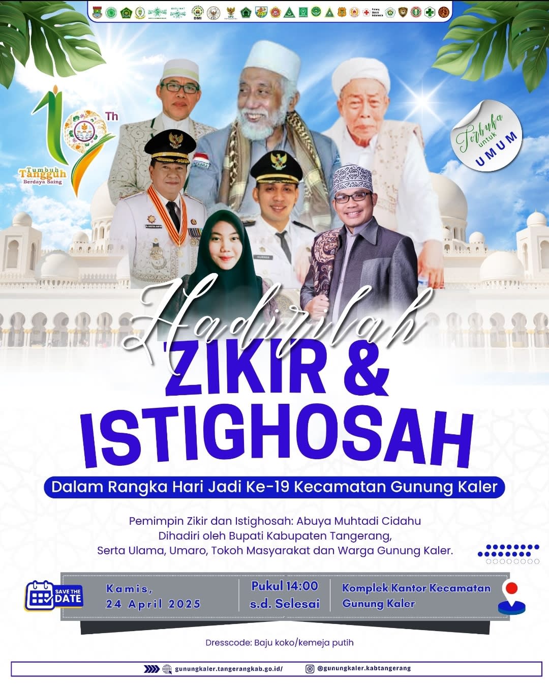 Merayakan HUT Kec.Gunung Kaler Tangerang ke-19 : Pencapaian dan Tantangan dalam Pembangunan 