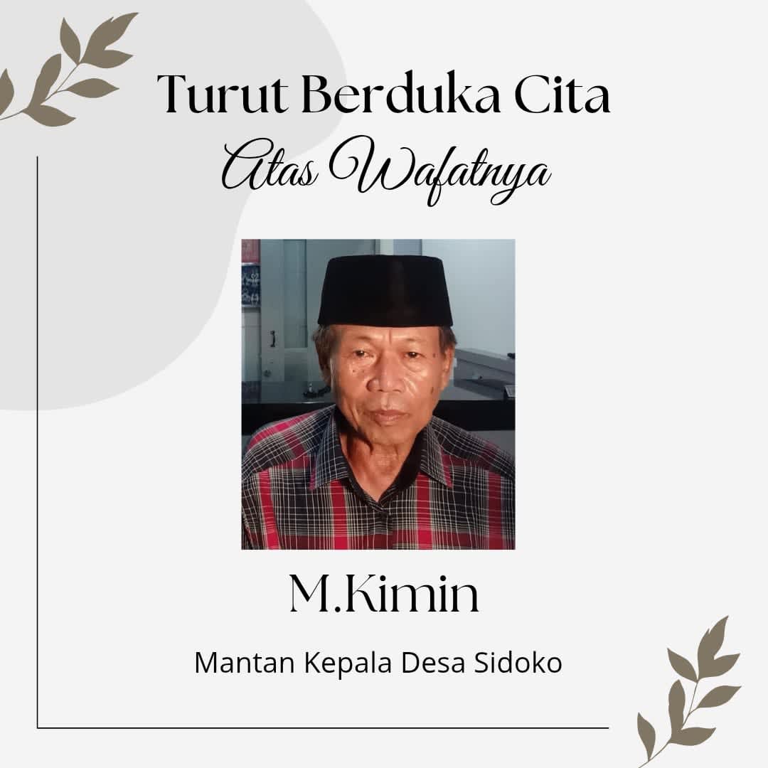 Kabar Duka M.Kimin Mantan Kades Sidoko Kec.Gunung Kaler Tutup Usia