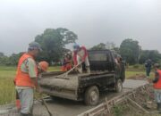 Tanpa uji Slump , CV. Putra Bungsu Mandiri Kerjakan Proyek Betonisasi di Desa Cibetok Kec.Gunung Kaler 