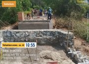 CV.Putra Daerah Kerjakan Proyek Jembatan Kp.Sintok Desa Cipaeh Kec.Gunung Kaler Tangerang