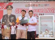 Polresta Tangerang Bagikan Ratusan Doorprize dalam Rangka HUT Bhayangkara ke-79, Warga Dapat Hadiah Motor