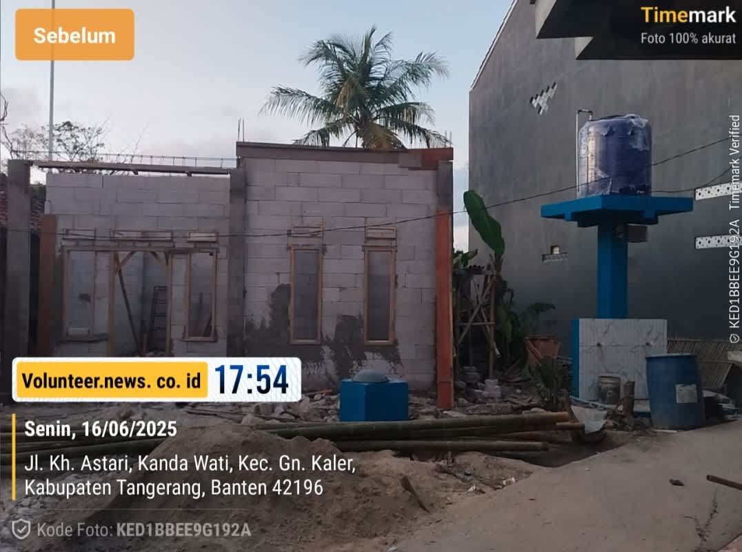 CV. Multi Karya Kerjakan Proyek SAB di Kampung Sekujang RT.01/01 Desa Kandawati Kec.Gunung Kaler