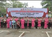 Polresta Tangerang Gelar Upacara Kenaikan Pangkat 64 Personel