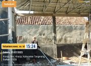 Minim K3, Proyek Balai Warga di Desa Kronjo Kec.Kronjo sedang dikerjakan