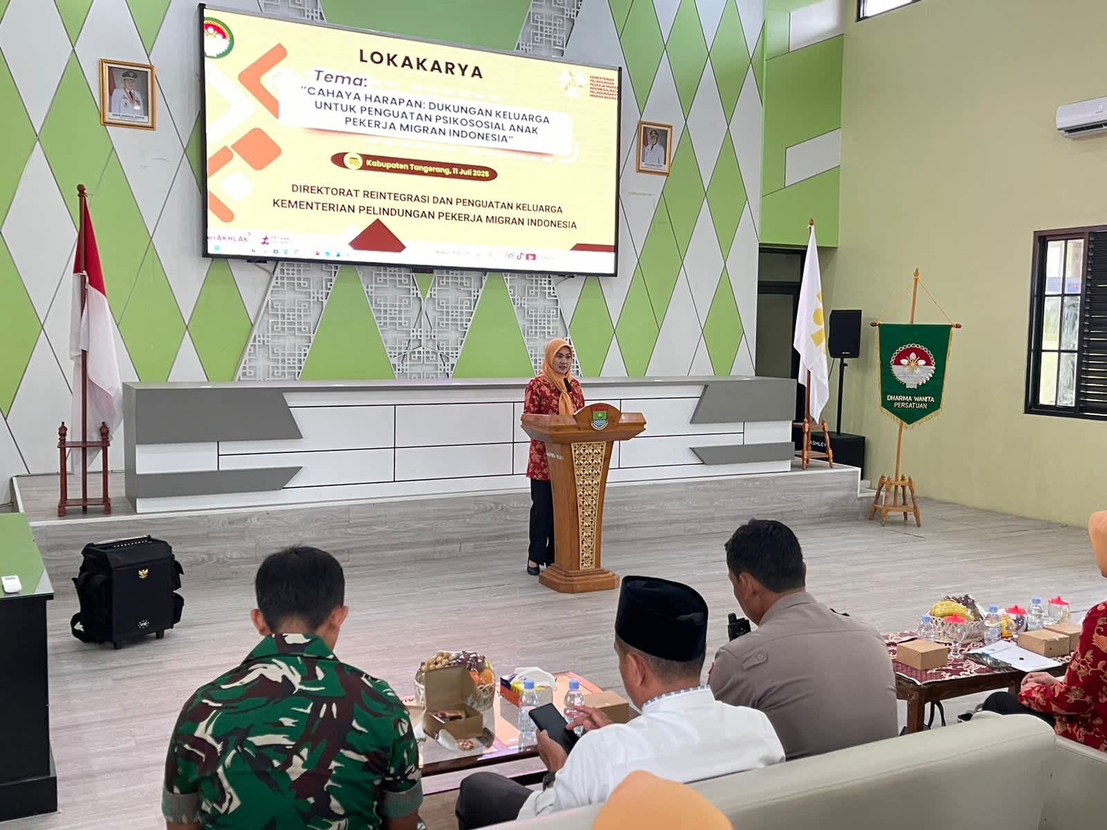 Lokakarya di Kec.Mekarbaru Tangerang, Tema "Cahaya Harapan" Perkuat Dukungan Psikososial bagi Anak Pekerja Migran