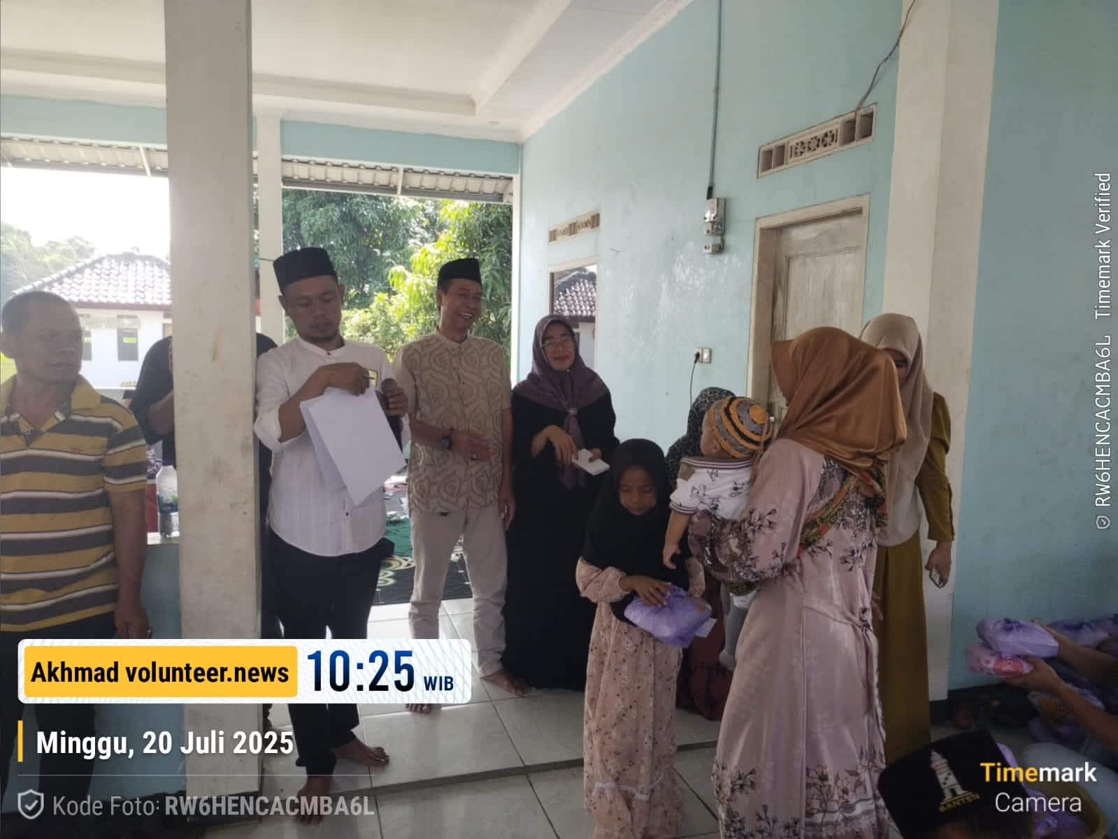 Kepala Desa Onyam Santuni 90 Anak Yatim-Piatu di Bulan Muharram 1447 H