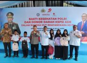 Kunjungan Kapolri pada Kegiatan Bakti Kesehatan dan Donor Darah di PT. Adis Balaraja