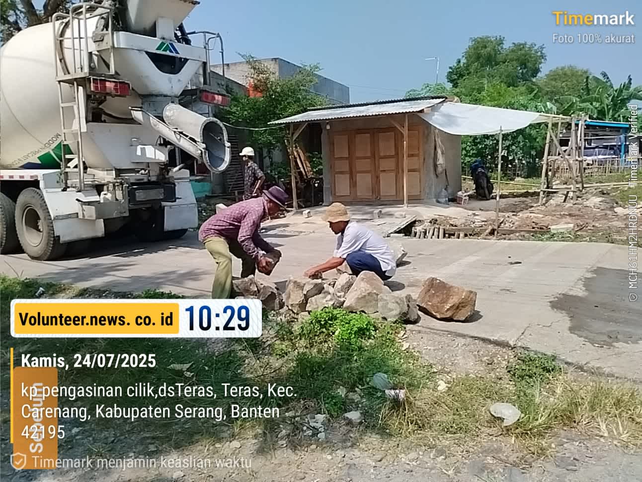 Warga Kampung Pasir Jambe Apresiasi Pembangunan Jalan Beton, Dukung Peningkatan Ekonomi dan Pelayanan Publik