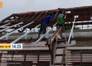 Minim Pengawasan, Pekerja Proyek Rehabilitasi SDN Onyam 2 Kec.Gunung Kaler Diduga Abaikan K3