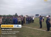 Camat Kronjo Pimpin Apel Konsolidasi : Pastikan Keamanan Turnamen LINDA CUP 2025 di Kronjo