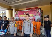 Sindikat Curanmor Spesialis Bobol Showroom Lintas Provinsi Dibekuk Polres Serang