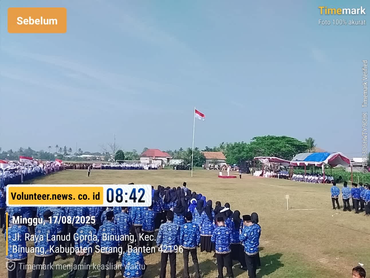 Merah Putih Berkibar di Langit Binuang: Kisah Kebersamaan di Hari Kemerdekaan HUT RI ke-80