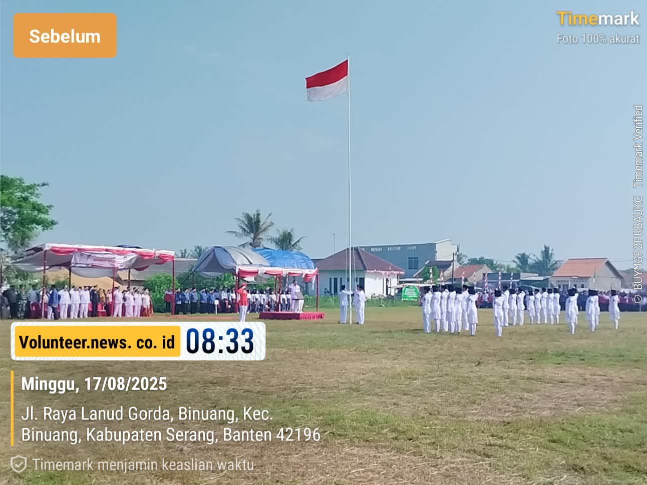 Merah Putih Berkibar di Langit Binuang: Kisah Kebersamaan di Hari Kemerdekaan HUT RI ke-80