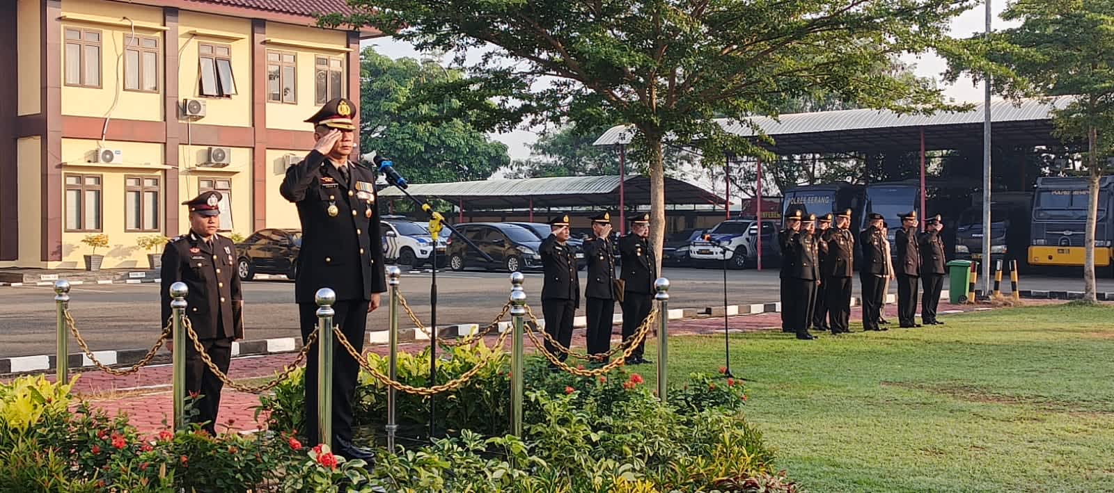 Polres Serang Gelar Upacara HUT ke-80 RI: Momentum Perkuat Persatuan dan Soliditas Bangsa