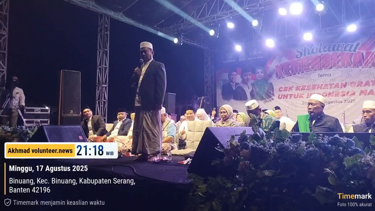 Gema Sholawat Kemerdekaan di Langit Binuang, Doa Rakyat untuk Negeri di Usia 80 Tahun Indonesia Merdeka