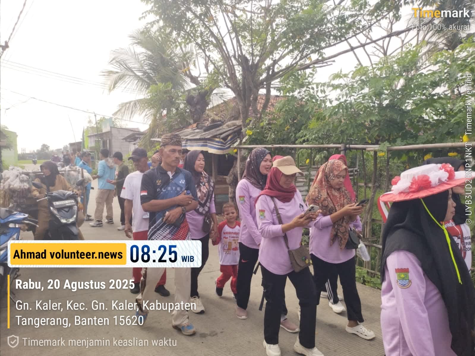 Jalan Santai YPI AN-NABILAH dan Pemdes Gunung Kaler Meriahkan HUT RI ke-80