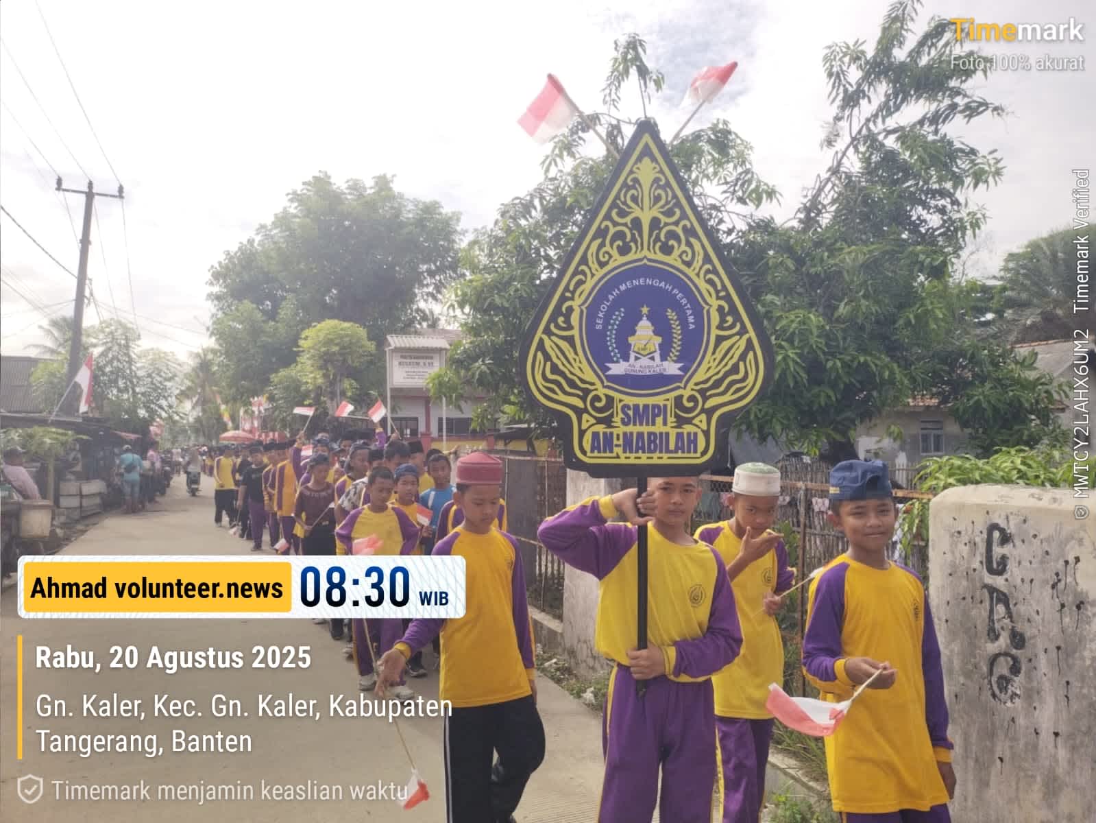 Jalan Santai YPI AN-NABILAH dan Pemdes Gunung Kaler Meriahkan HUT RI ke-80