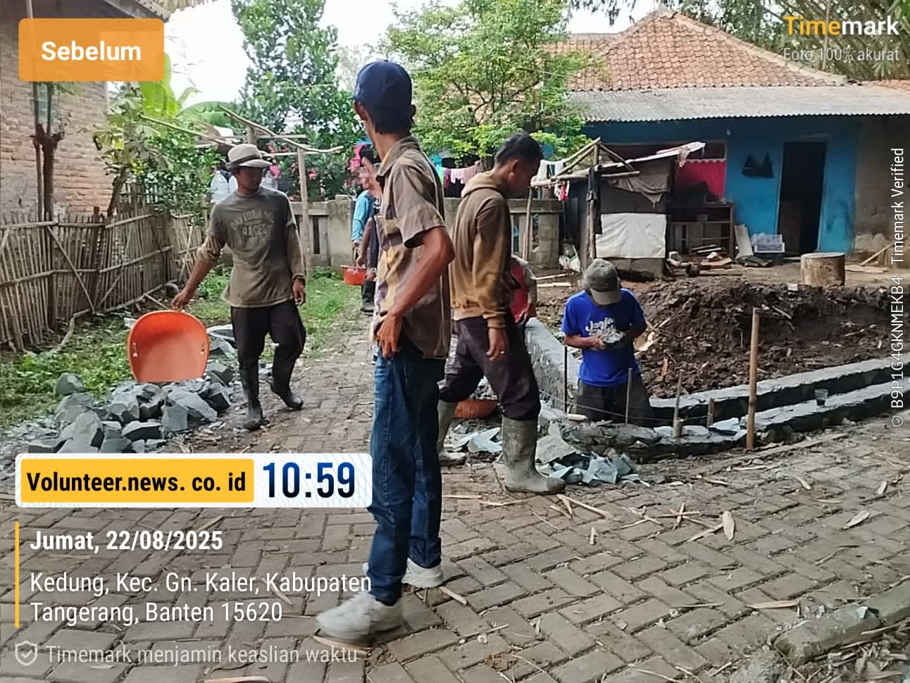 CV. Endah Pratiwi Kerjakan Proyek SPAL di Desa Cipaeh Gunung Kaler: Harapan Warga, Tuntutan Kualitas