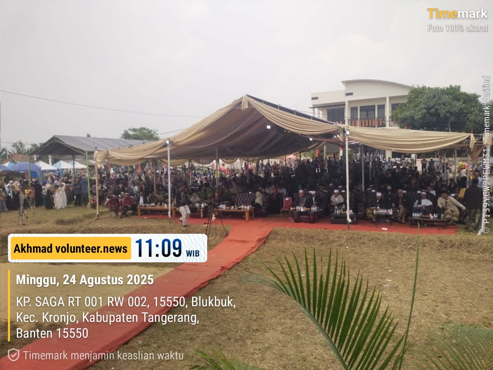 Bupati Tangerang Hadiri MTQ Ke-3 Desa Blukbuk Kec.Kronjo : Momentum Syiar Islam dan Pembinaan Generasi Qur’ani