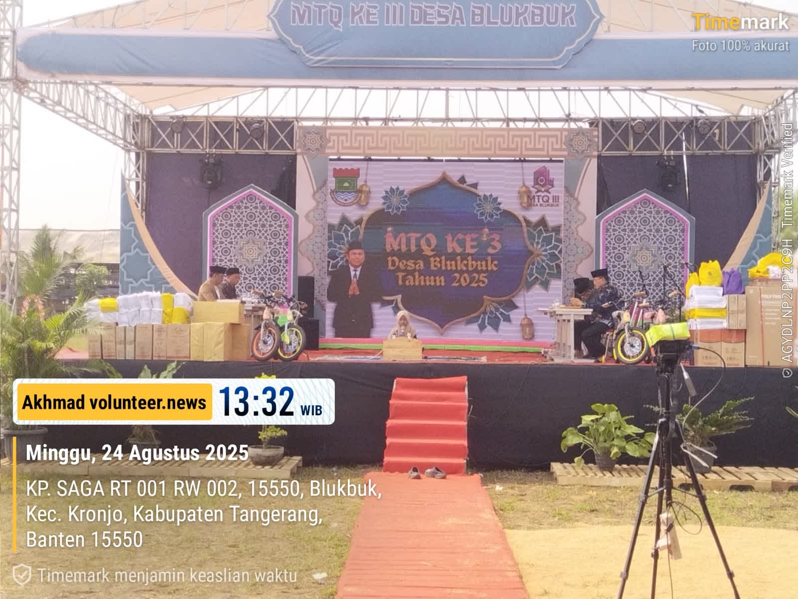 MTQ ke-3 Desa Blukbuk Kec.Kronjo : Lantunan Ayat Suci Al-Qur'an yang Menyatukan Hati