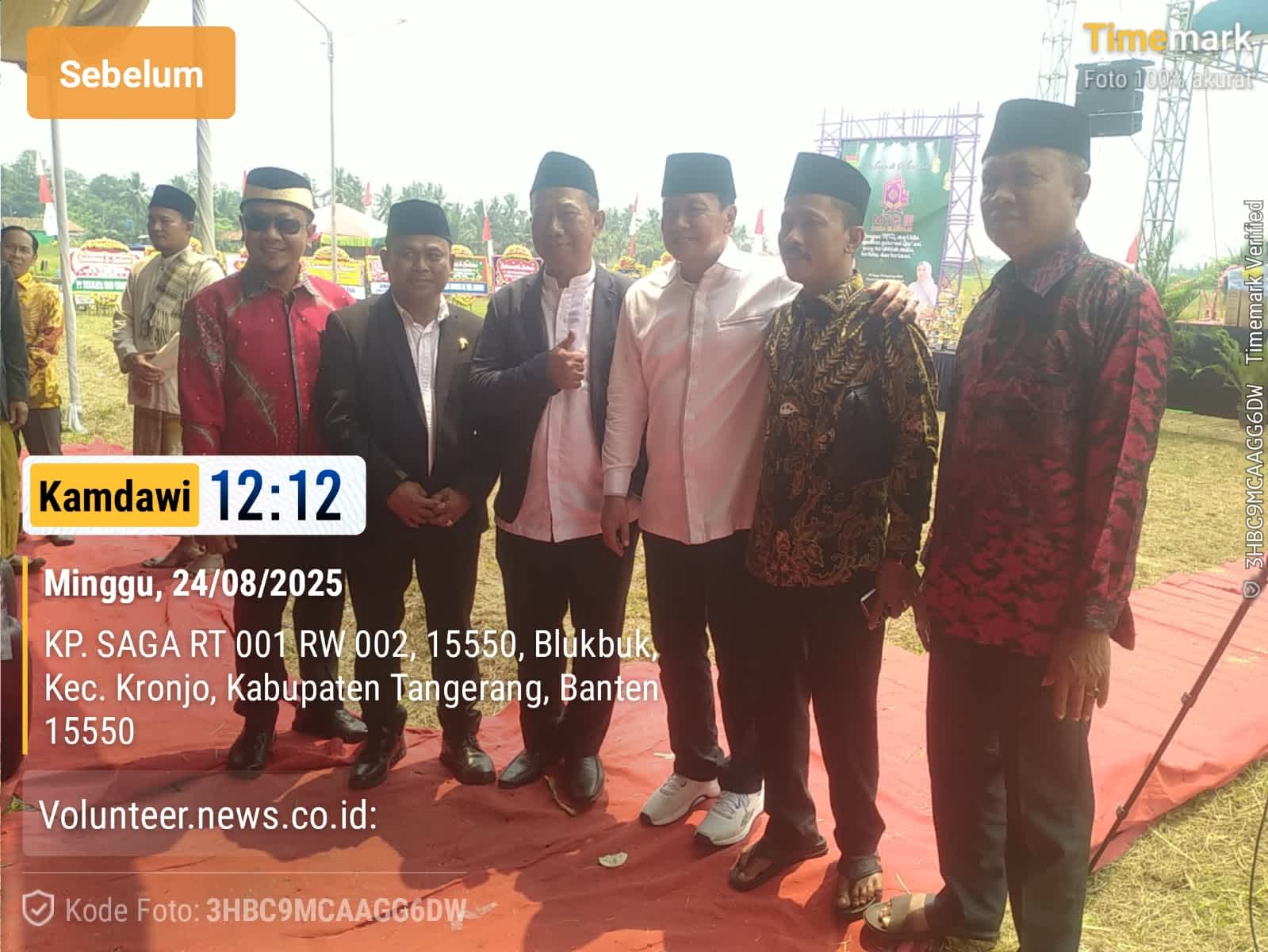 Bupati Tangerang Hadiri MTQ Ke-3 Desa Blukbuk Kec.Kronjo : Momentum Syiar Islam dan Pembinaan Generasi Qur’ani