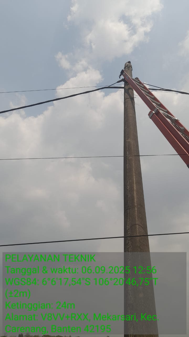 Pasca Pemberitaan di Media Volunteer news PLN Respon Cepat : Kabel Menjuntai di Kec.Carenang Ditangani Sebelum Makan Korban