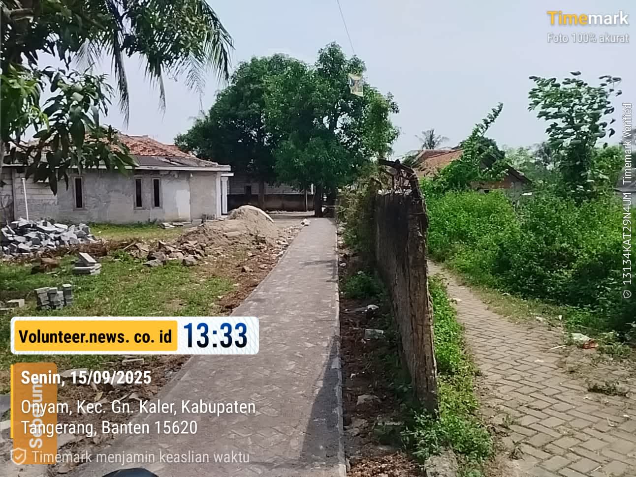 Sorotan Publik atas Proyek Paving Block di Desa Onyam: PPTK Kec.Gunung Kaler Lempar Konfirmasi ke Camat