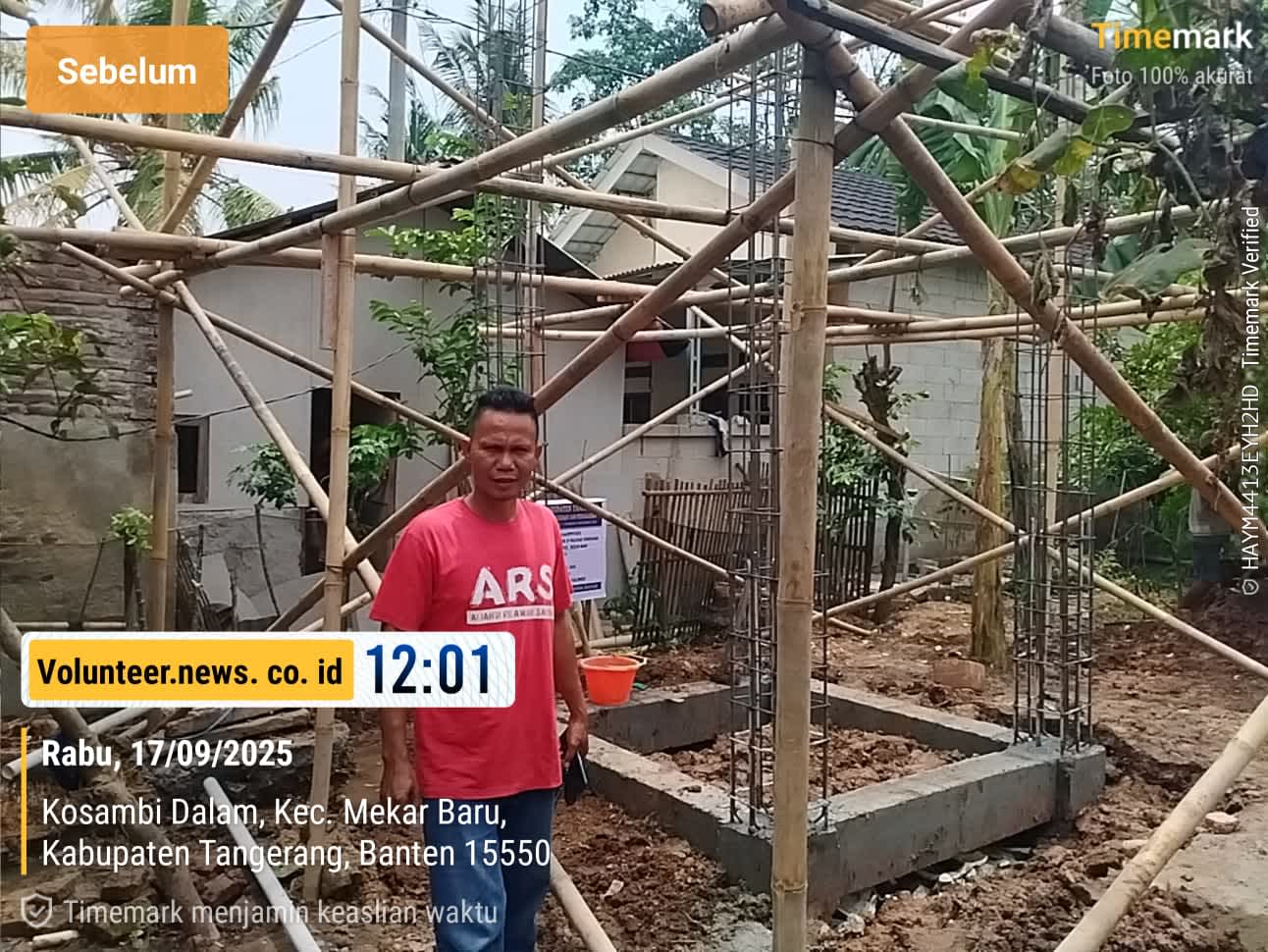 CV. Putra Bungsu Mandiri Kerjakan Proyek Pembangunan SPAM JP di  Desa Kosambi Dalam, Warga Tekankan Pengawasan