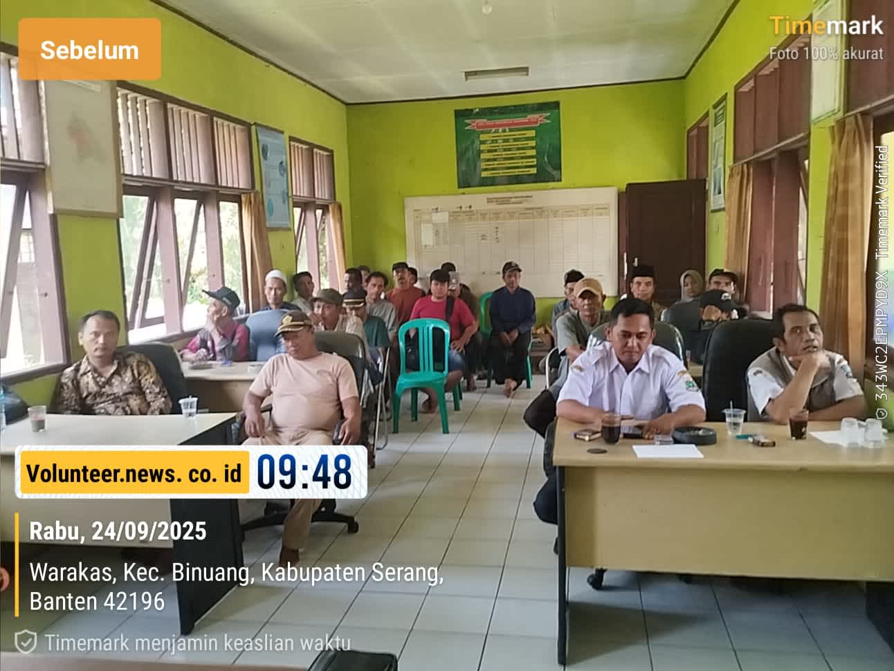 Petani Kec.Binuang Bertemu di BPP : Silaturahmi, Ilmu, dan Harapan Panen Lebih Baik