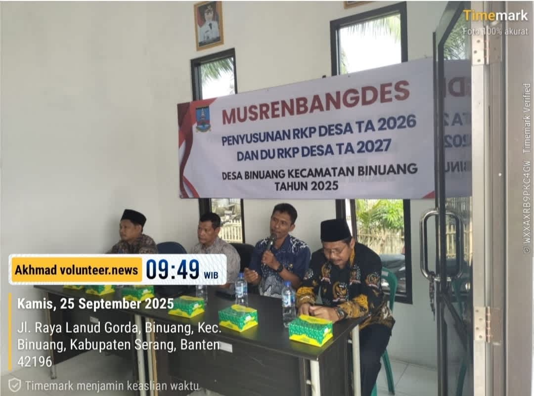 RKPDesa 2026–2027 Dibahas, Musrenbang Binuang Jadi Wadah Aspirasi Bersama