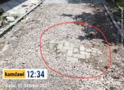 Minim Pengawasan, Proyek Paving Blok di Griya Islam Desa Kresek Disorot Warga