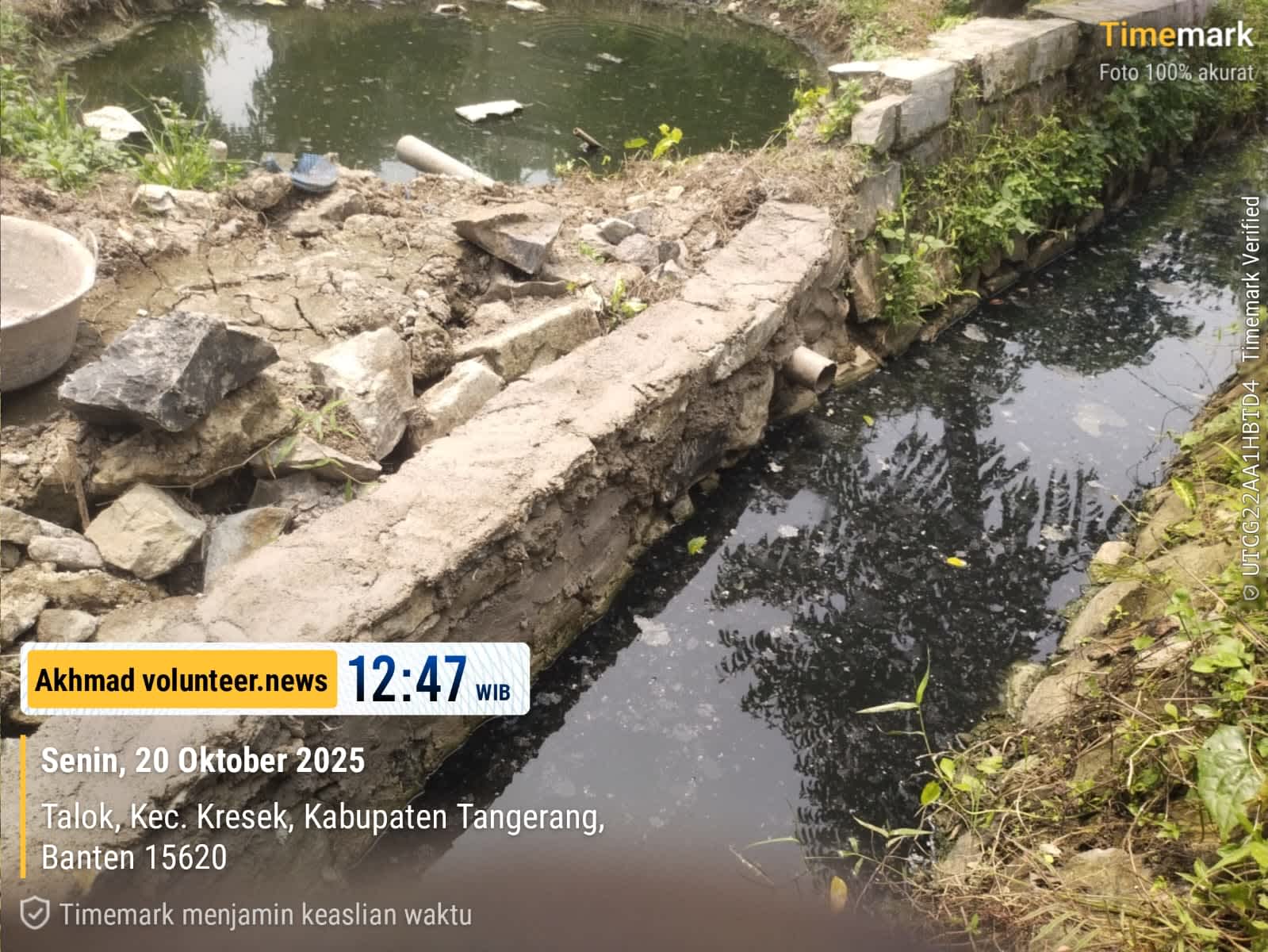 Kualitas Proyek SPAL di Desa Talok Kec.Kresek,Tangerang Dipertanyakan: Eksisting Batu Lama Diduga Tak Dibongkar, Bangunan Terancam Cepat Rusak