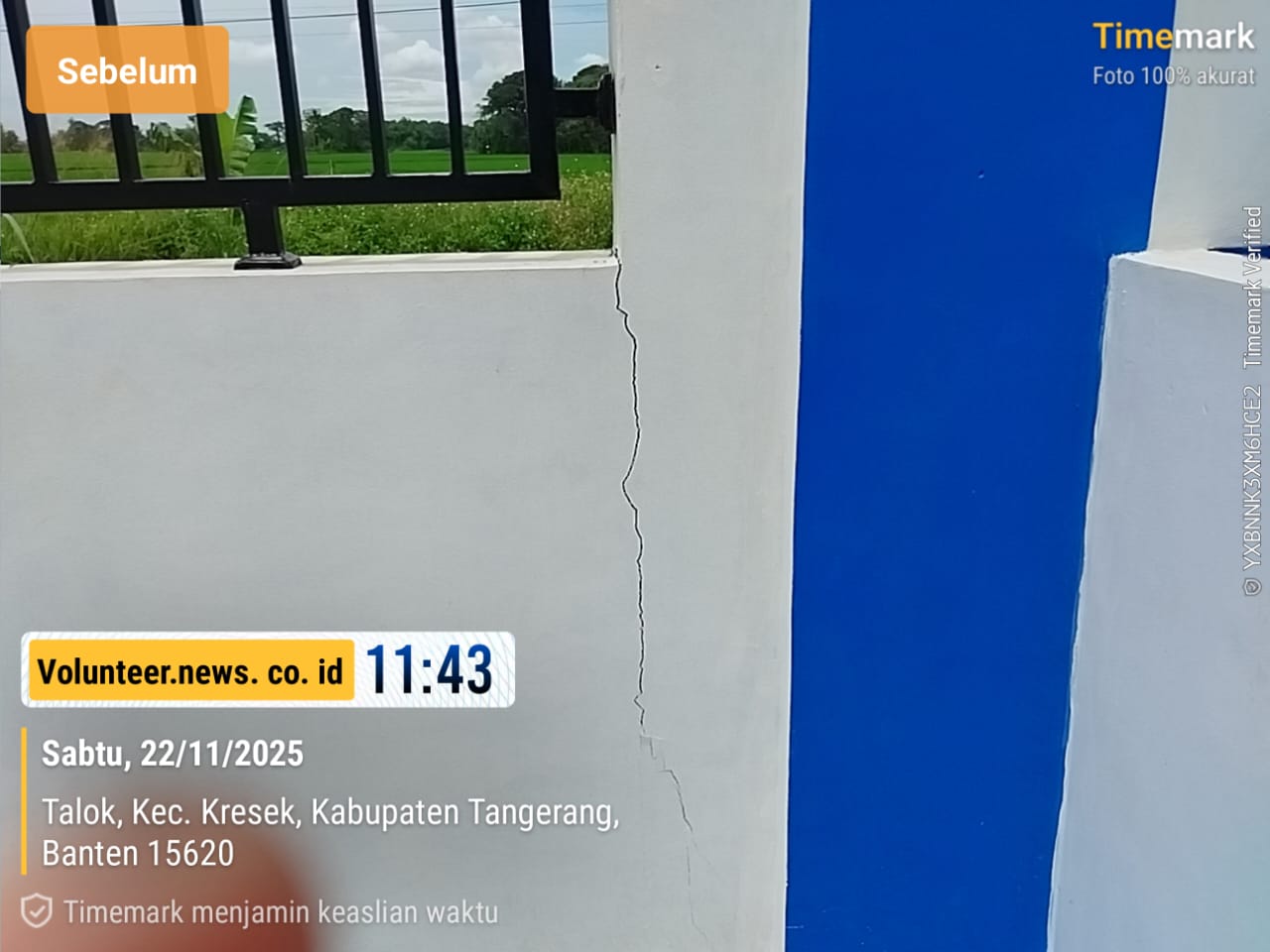 Pemda Tangerang Kucurkan Rp1 Miliar untuk Penataan SMPN 3 Kresek, Kualitas Proyek Mulai Dipertanyakan